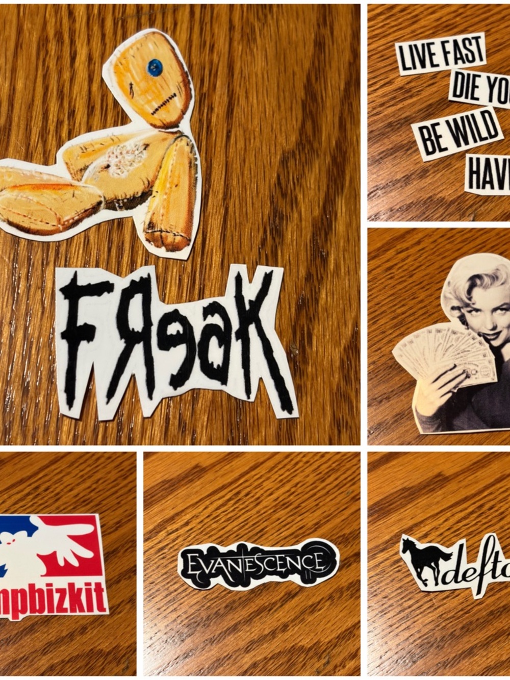 Glossy waterproof stickers